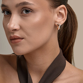 Серьги SOKOLOV - Серебро 925, Фианит (арт. 93022553)