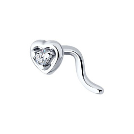 Пирсинг Diamant - Серебро 925, Фианит (арт. 94-160-02027-1)