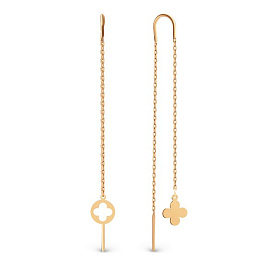 Серьги ЮФ Династия - Золото 375 (арт. 503472-5000)