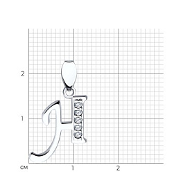 Подвеска SOKOLOV - Серебро 925, Фианит (арт. 94030457)