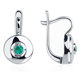 Серьги Platinum Lab. - Платина 950 (арт. ПС-033И-01)