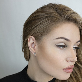 Серьги POKROVSKY - Серебро 925, Фианит (арт. 6001137-00775)