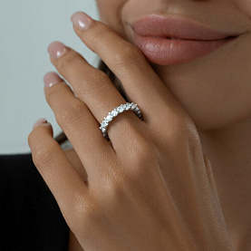 Кольцо SOKOLOV - Серебро 925, Фианит (арт. 94013850)