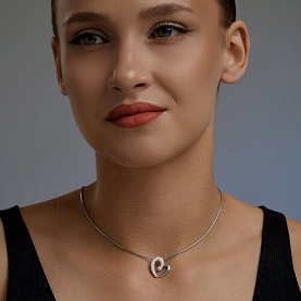 Подвеска SOKOLOV - Серебро 925, Фианит (арт. 94033387)