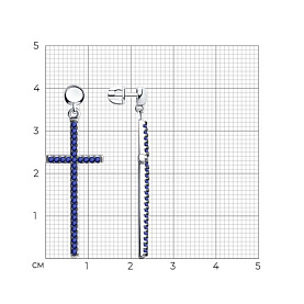 Серьги SOKOLOV - Серебро 925, Фианит (арт. 94023775)