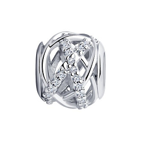 Подвеска SOKOLOV - Серебро 925, Фианит (арт. 94032876)