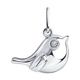 Подвеска Diamant - Серебро 925, Фианит (арт. 94-130-01069-1)