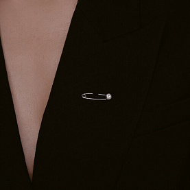 Булавка Diamant - Серебро 925, Фианит (арт. 94-140-02696-1)