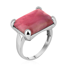 Кольцо KRASNOE - Серебро 925, Родонит (арт. 1340456355)