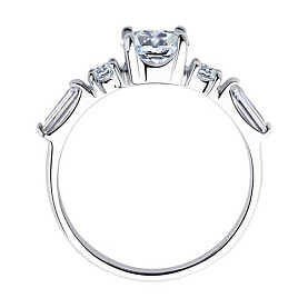 Кольцо SOKOLOV - Серебро 925, Фианит (арт. 94012521)