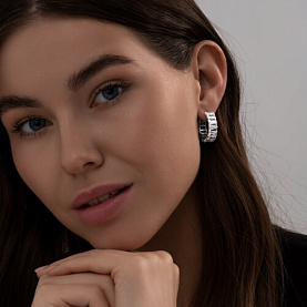 Серьги SOKOLOV - Серебро 925, Фианит (арт. 94025316)