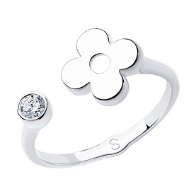 Кольцо SOKOLOV - Серебро 925, Фианит (арт. 94012943)