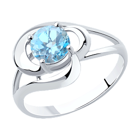 Кольцо Diamant - Серебро 925, Топаз (арт. 94-310-00563-1)