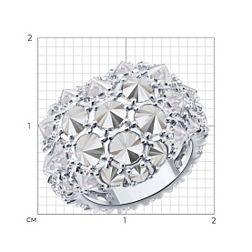 Кольцо SOKOLOV - Серебро 925, Фианит (арт. 94014854)