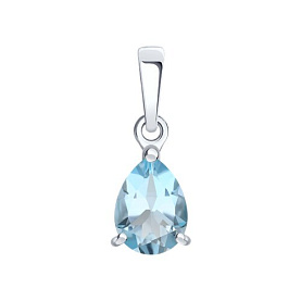 Подвеска SOKOLOV - Серебро 925, Топаз (арт. 92030827)