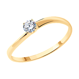 Кольцо SOKOLOV - Серебро 925, Фианит (арт. 93011085)