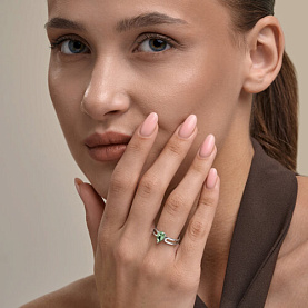 Кольцо Diamant - Серебро 925, Кристалл (арт. 94-110-00244-3)
