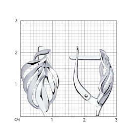 Серьги Diamant - Серебро 925 (арт. 94-120-00872-1)