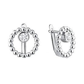Серьги Talant - Серебро 925, Фианит (арт. 10-72-0001-18309)