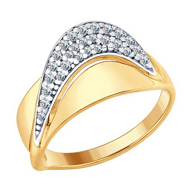 Кольцо SOKOLOV - Серебро 925, Фианит (арт. 93010707)