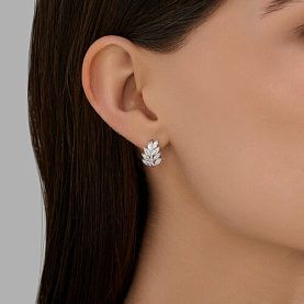 Серьги SOKOLOV - Серебро 925, Фианит (арт. 94026888-91)