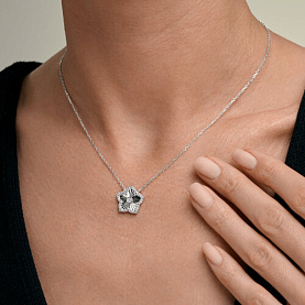 Колье SOKOLOV - Серебро 925, Фианит (арт. 94071472)