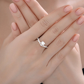 Кольцо SOKOLOV - Серебро 925, Фианит (арт. 94014723)