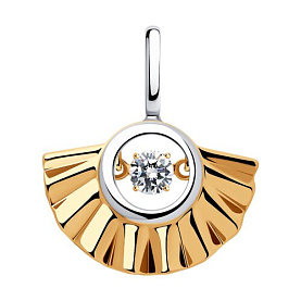 Подвеска Diamant - Серебро 925, Фианит (арт. 93-130-01865-1)