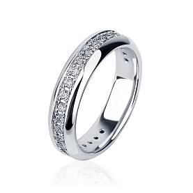 Кольцо Platinum Lab. - Платина 950, Бриллиант (арт. ПК-116-25)