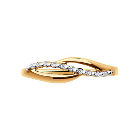 Кольцо Diamant - Золото 585, Фианит (арт. 51-110-02027-1)