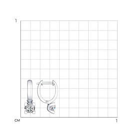 Серьги SOKOLOV - Серебро 925, Фианит (арт. 94025672)