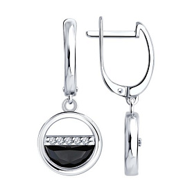 Серьги SOKOLOV - Серебро 925, Фианит (арт. 94027799)