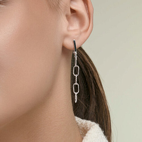 Серьги Diamant - Серебро 925 (арт. 94-121-00344-1)