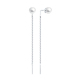 Серьги SOKOLOV - Серебро 925, Жемчуг синтетический (арт. 94022191)