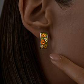 Серьги SOKOLOV - Серебро 925, Эмаль (арт. 94026000)