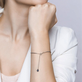 Браслет SOKOLOV - Серебро 925, Фианит (арт. 94050211)