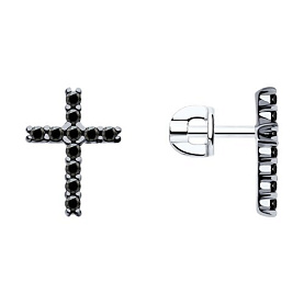 Серьги SOKOLOV - Серебро 925, Фианит (арт. 94026495)