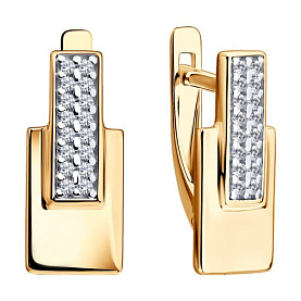 Серьги Diamant - Серебро 925, Фианит (арт. 93-120-02443-1)