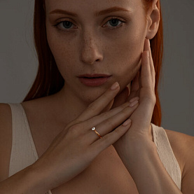 Кольцо SOKOLOV - Серебро 925, Фианит (арт. 93011071)