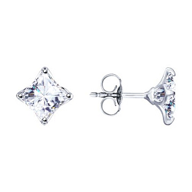 Серьги Diamant - Серебро 925, Фианит (арт. 94-122-01643-1)