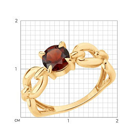 Кольцо Diamant - Золото 585, Гранат (арт. 51-310-02936-1)