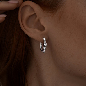 Серьги SOKOLOV - Серебро 925, Фианит (арт. 94024808)
