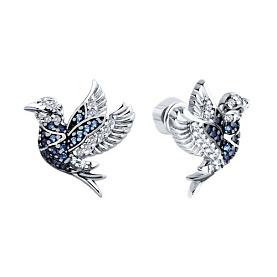 Серьги SOKOLOV - Серебро 925, Фианит (арт. 94026447)