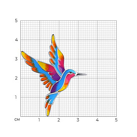 Брошь Diamant - Серебро 925, Эмаль (арт. 94-140-00535-1)