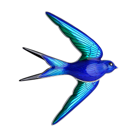 Брошь SOKOLOV - Серебро 925, Эмаль (арт. 94040205)