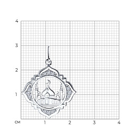 Подвеска SOKOLOV - Серебро 925, Фианит (арт. 94031245)