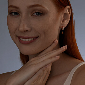 Серьги SOKOLOV - Серебро 925, Фианит (арт. 93022244)