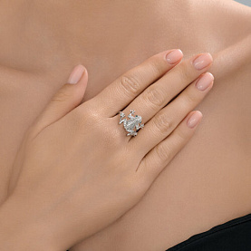Кольцо SOKOLOV - Серебро 925, Фианит (арт. 94014423)