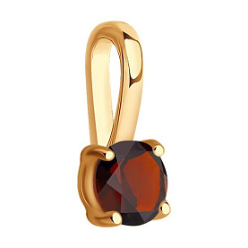 Подвеска SOKOLOV - Золото 375, Гранат (арт. 37732171)