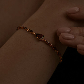 Браслет SOKOLOV - Серебро 925, Раухтопаз (арт. 92050164)